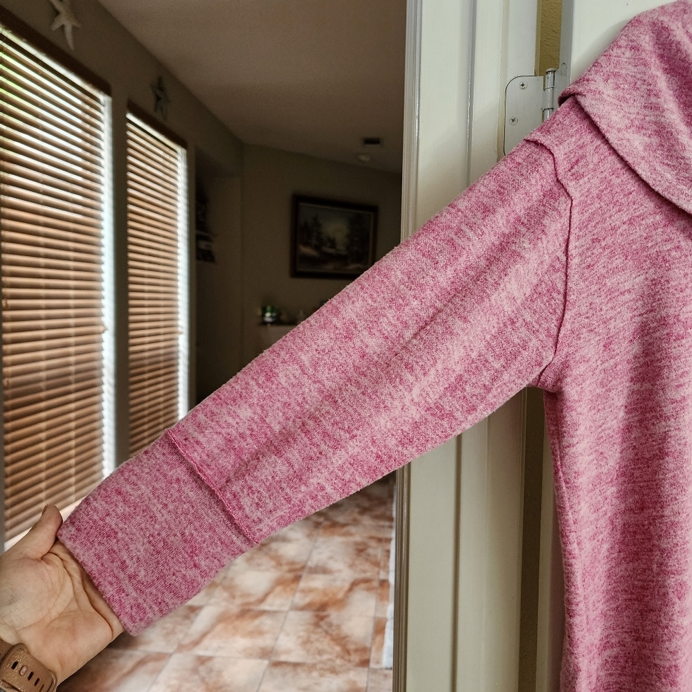 Dear Scarlett Lounge Set Plus 2X Pink Cowl Neck Buttery Soft Travel Loungewear - Picture 8 of 16
